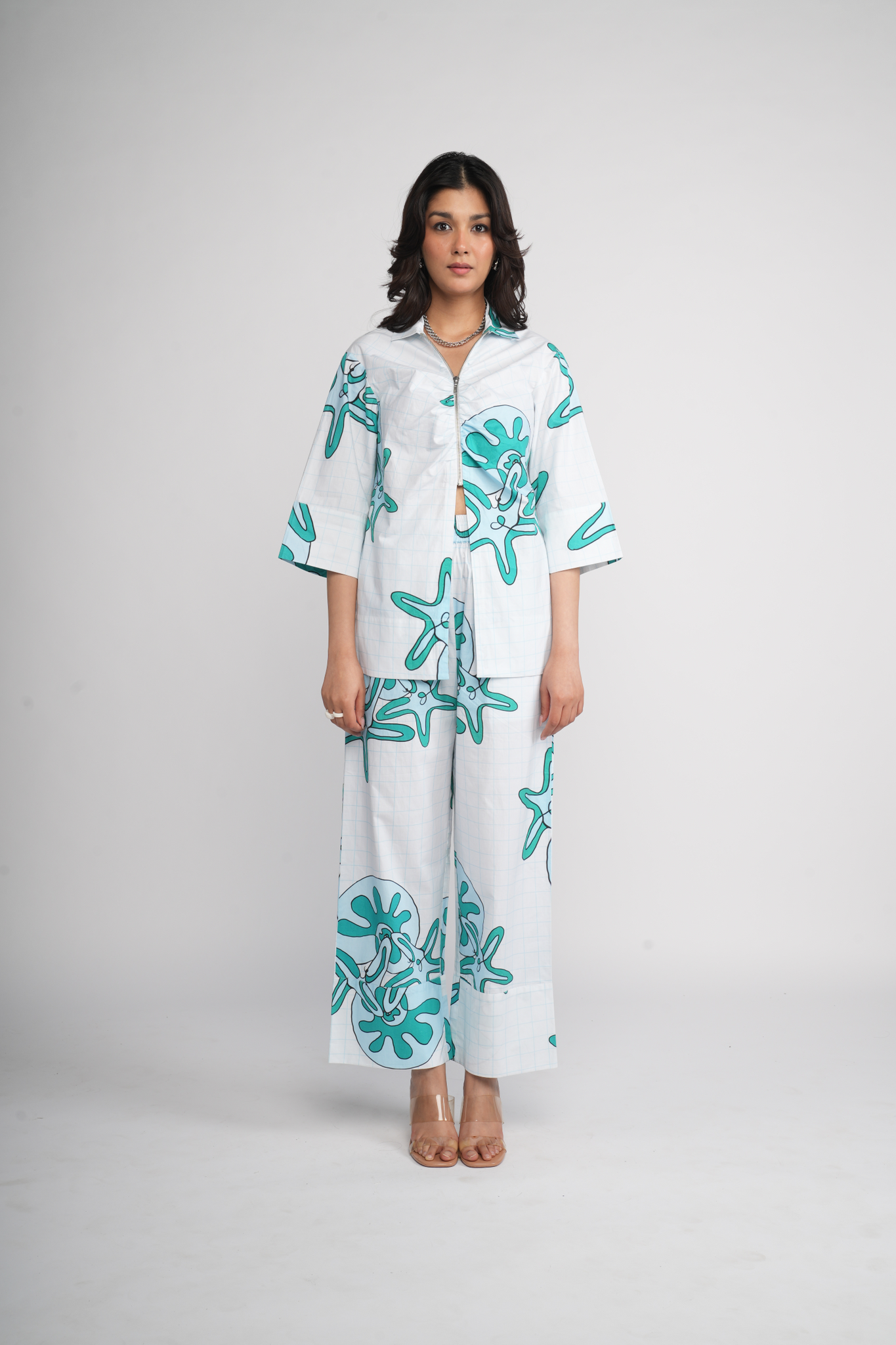 Cotton line art co-ord set