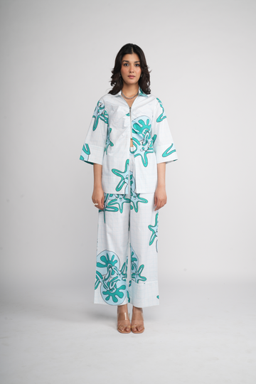 Cotton line art co-ord set